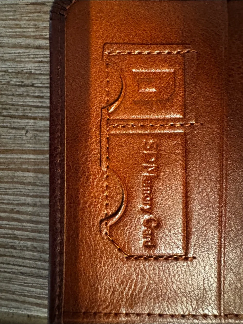 SENYIDUCAN BanYaNu RFID Trifold Wallet for Men - Mens Genuine Leather Wallet